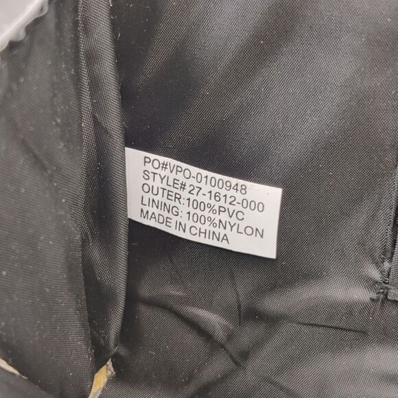 Bonita Clutch Bag Black and Gray Wide Stripe Color Block Wallet - Picture 7 of 8